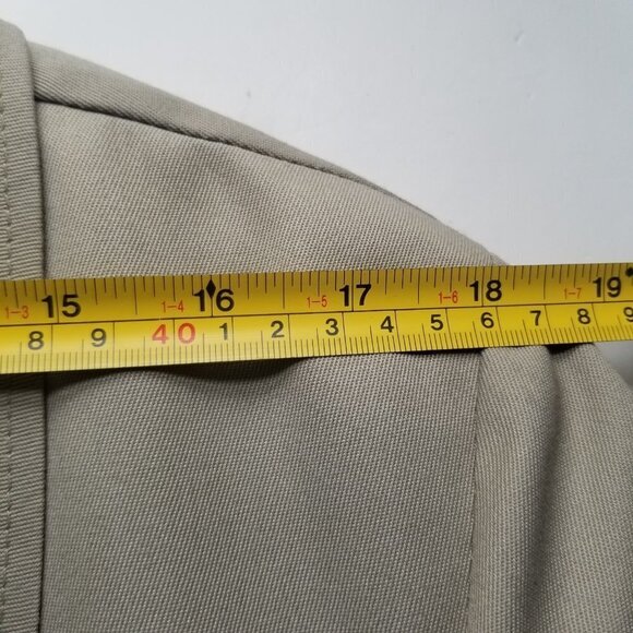 Vintage Trench Coat Men’s Size 40 Beige Removeable Liner Car Coat Fall Spring - Picture 10 of 14